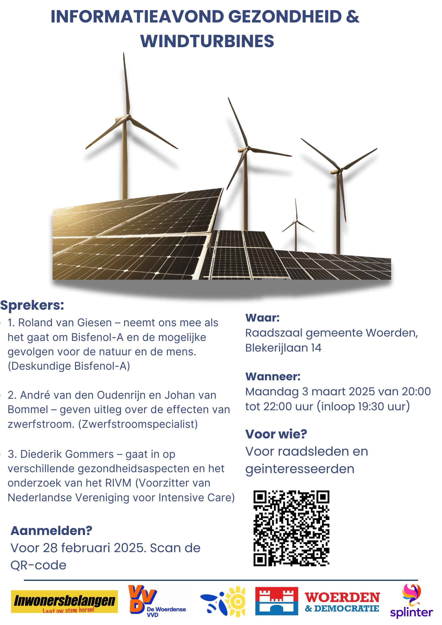Informatieavond over gezondheid &amp; windturbines